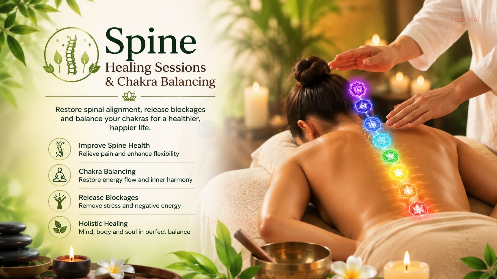 Spine Healing Sessions & Chakra Balancing